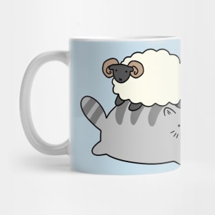 Cat and Little Ram Mug